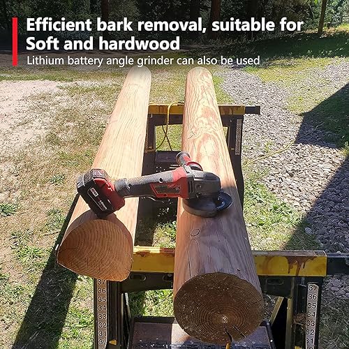 OBA Wood Carving Disc Set 3 PCS 4-1/2" Wood Grinding Wheel Sets with 7/8" Arbor for Angle Grinder Grinding and Polishing OBA