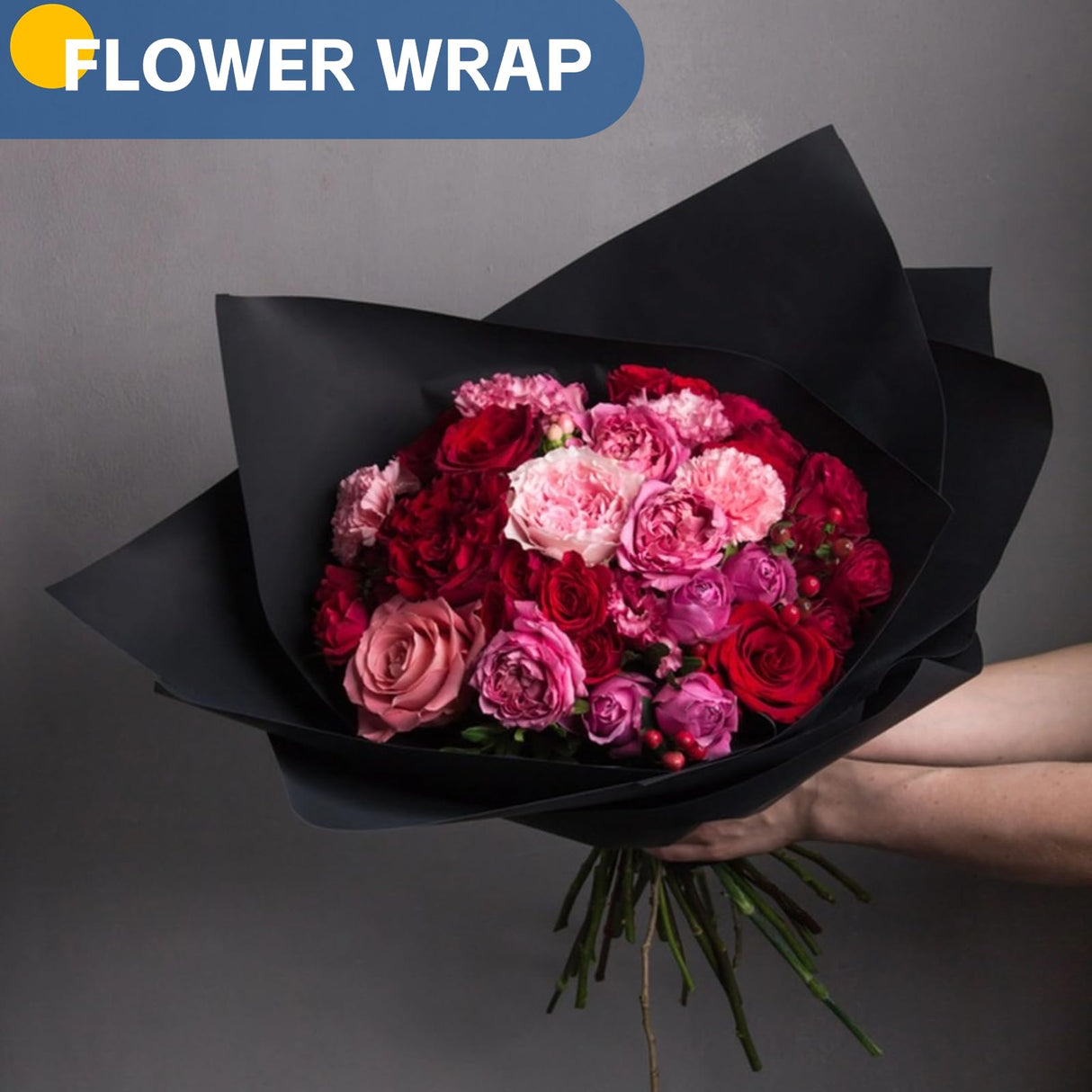 Donyang Wrapping Paper, Craft Paper Roll 15"x390", Kraft Packing Paper for Moving Supplies, Poster Bulletin Board Paper Roll, Wedding Valentine Gift Donyang