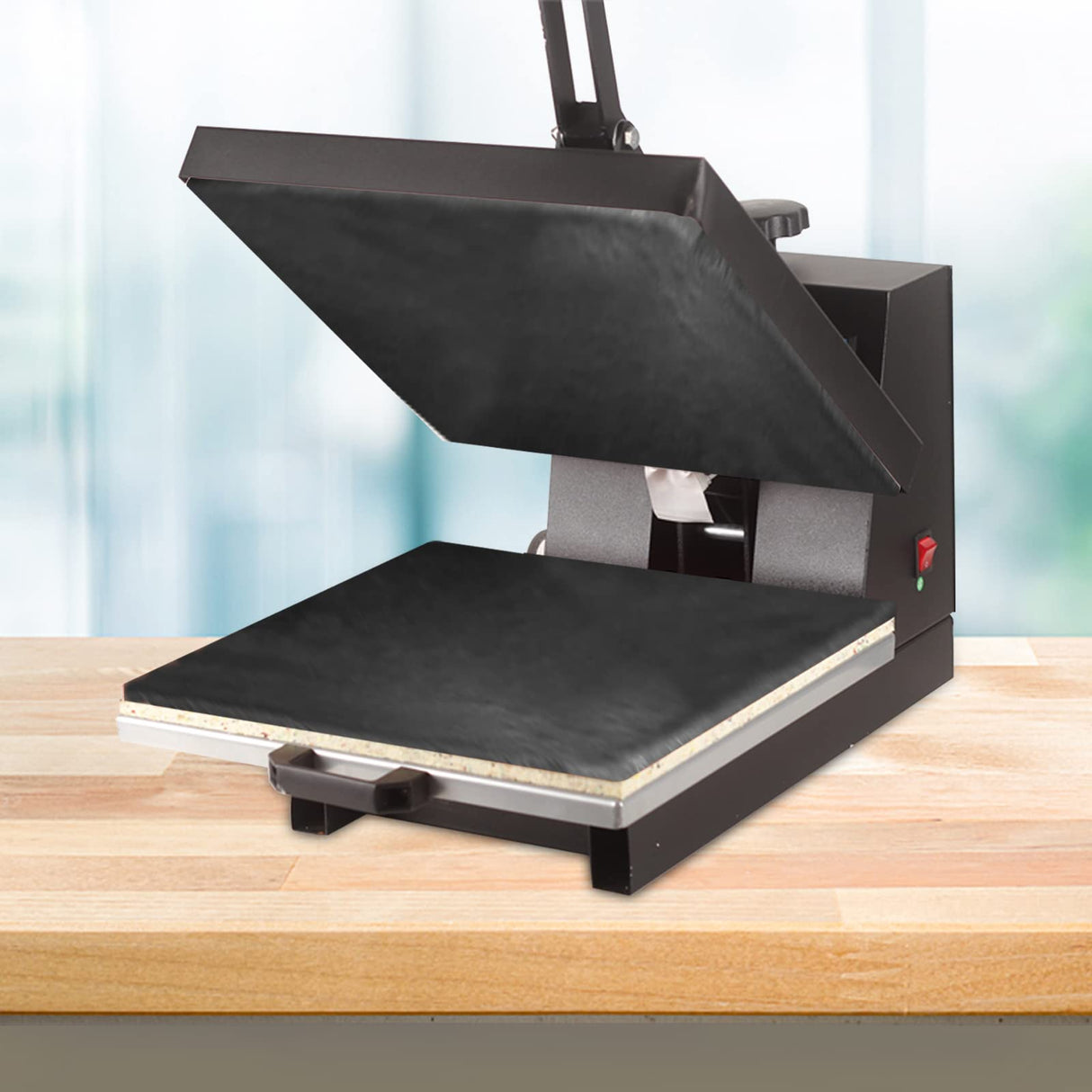 15x15 Heat Press Cover, Non-Stick High Temperature Resistant Sheet Mat Pillow Protector for Protecting Sublimation Heat Pressing Machine Plate TVlifams