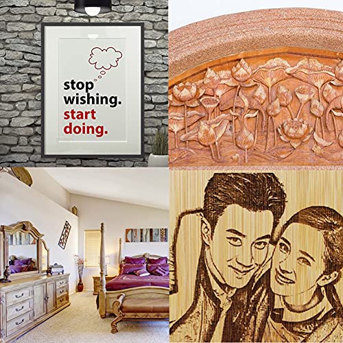 28pcs Wood Burning Kit Wood and Leather Pyrography Full Set Wood Burning Soldering Tips Burning Carving Embossing Soldering Kit Wood Burner Tool Walfront