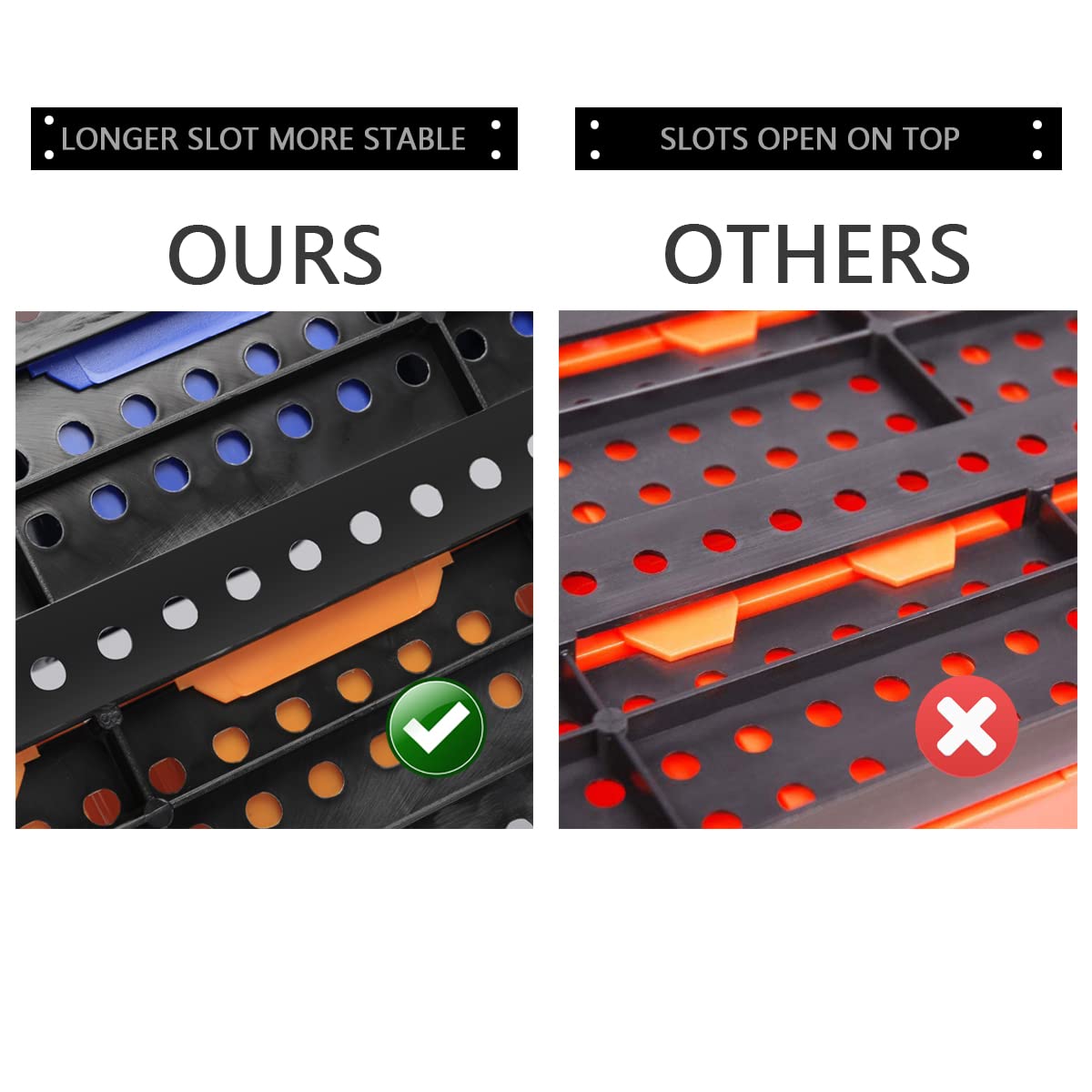 MULSAME Garage Storage Bins With Pegboard, Wall Mounted Parts Rack with 30PCS Bins Organizer, Stackable Garage Plastic Shop Tool, Garage Organizers MULSAME