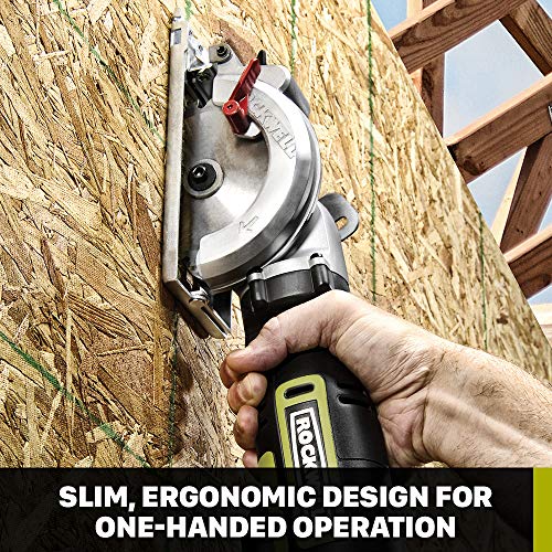 Rockwell 4-1/2” Compact Circular Saw, 5 amps, 3500 rpm, with Dust Port and Starter Kit– RK3441K , Black Rockwell