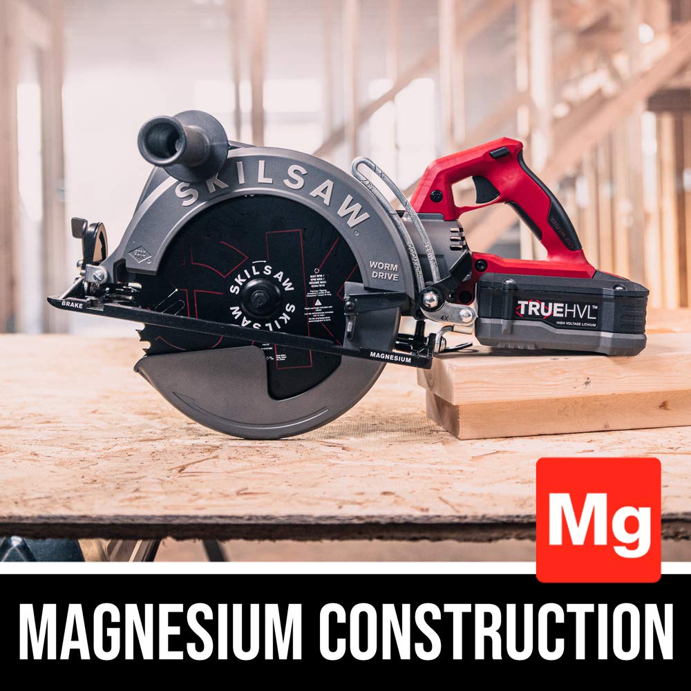 SKIL 10-1/4'' TRUEHVL Cordless Worm Drive Skilsaw Circular Saw Kit with 2 Batteries - SPTH70M-21 SKILSAW