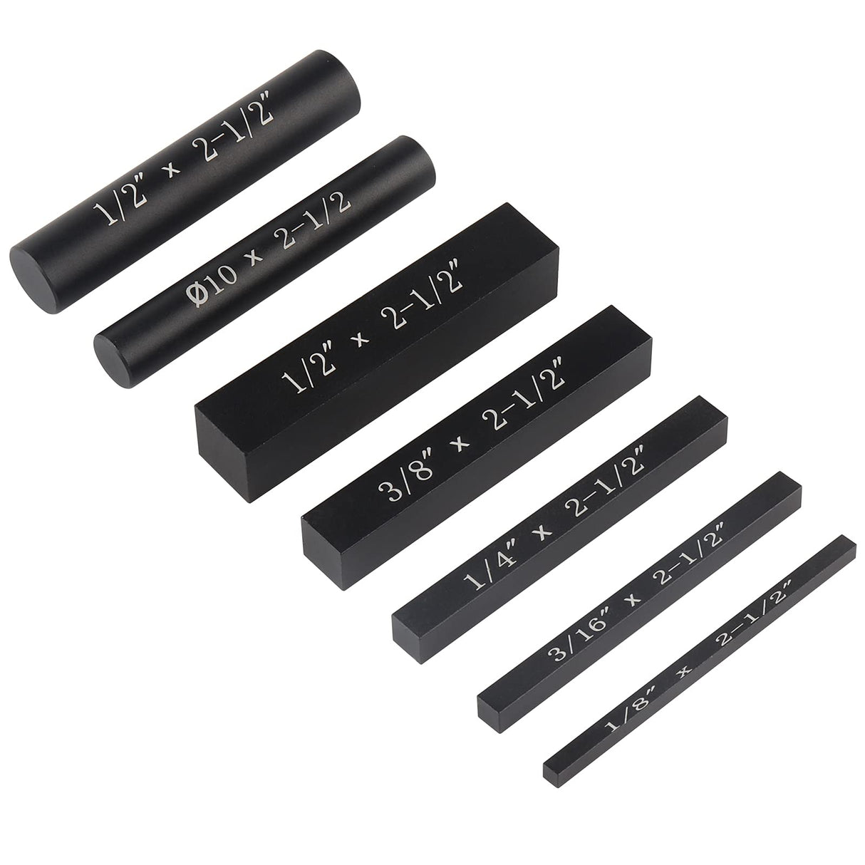 EANOSIC Setup Blocks Height Gauge Set, 7pcs Precision Aluminum Setup Bars for Router and Table Saw Accessories Woodworking Set Up, Bars Include Laser EANOSIC