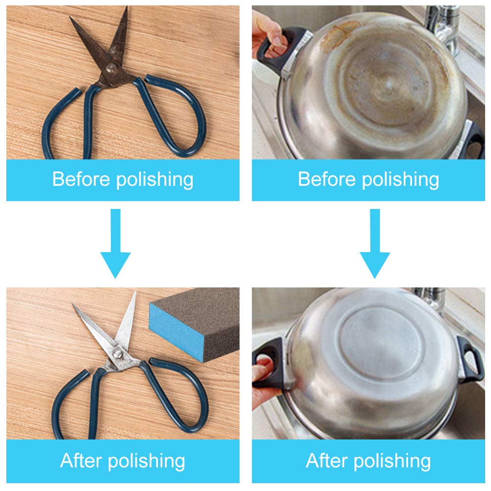 Onarway Sanding Blocks 6 Pack Wet and Dry Dual-use Sanding Sponges, Coarse and Fine - 60/80/100/120/180/220 Grits 6 Different Specifications, Onarway