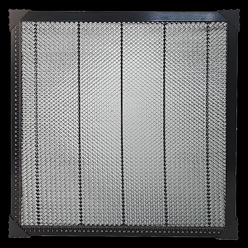 Doppy Laser Bed, Honeycomb Laser Bed 19.68"x 19.68"x 0.87" Honeycomb Working Table for CO2 or Diode Laser Engraver Cutting Machine, Honeycomb Working Doppy