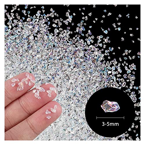 3-5mm Crystal Crushed Stone for Resin Art Supplies Kit,Stone Crushed Crystal Quartz Resin Accessories for Resin Art,Crafts,Molds, Pieces Irregular Mutochy