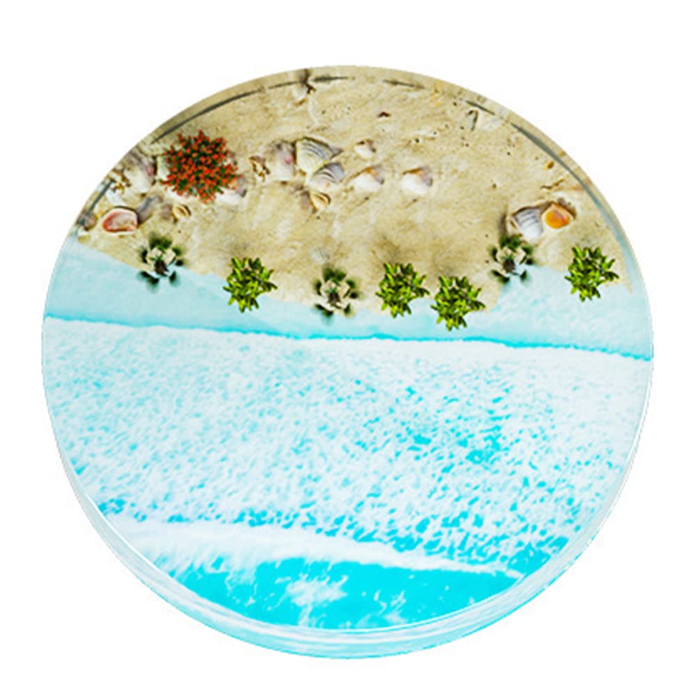 Fuerlun Large Resin Molds, 14 Inch Round Silicone Molds for Table, Round Stool, Epoxy Resin Casting Molds for Big Tray, Clock Fuerlun