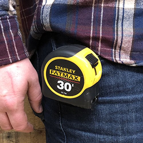 Stanley Tools 33-730 30-Foot-by-1-1/4-Inch FatMax Measuring Tape (3, 30-Feet) Stanley