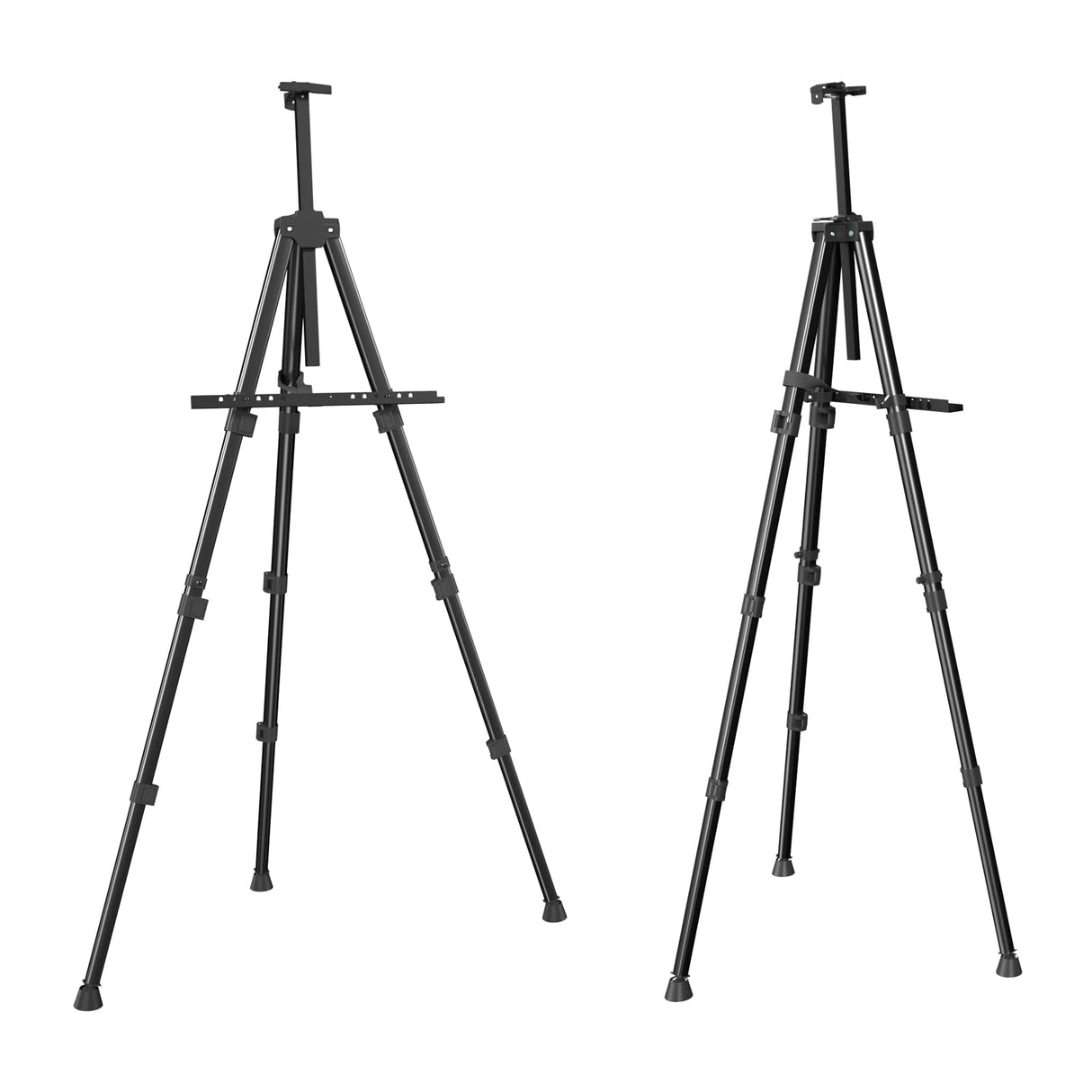 Easels for Painting Canvas, Aredy 66" Art Easel for Drawing, Portable Painting Easel Stand, Metal Table Top Easel (2 Pack) Aredy