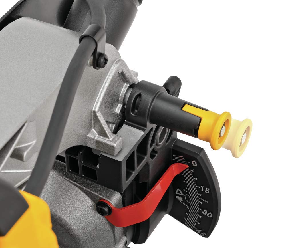 DEWALT 12-Inch Miter Saw, 15-Amp, Single Bevel, Compound (DWS715),Black DEWALT