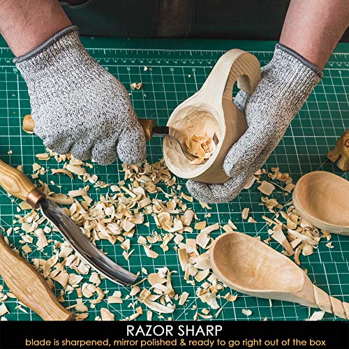 BeaverCraft BW10 Basswood Carving Blocks Set Bass Wood S14 Wood Carving Tools Set Wood Whittling Kit Wood Carving Kit Wood Carving Hook BeaverCraft