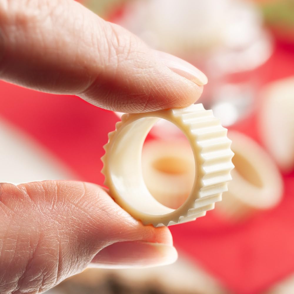 Factory Direct Craft Pack of 20 Rubber Candle Hugger Grippers - Candle Holders for Taper Candles and Candle Cups - Stay Put Candle Grips Keep The Factory Direct Craft