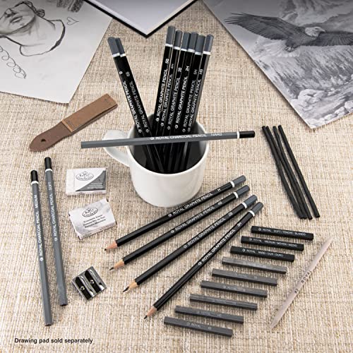 Royal & Langnickel Small Clear Case Sketching Set (RSET-ART3105) Royal & Langnickel