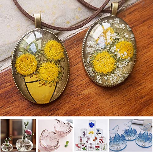 UV Resin Kit with Light-100g UV Resin with UV Flashlight,Crystal Clear Resin Glue for DIY Jewellery Making,UV Resin Kit for DIY Beginners FitUnit