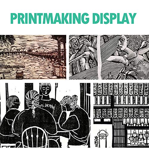 Falling in Art Rubber Roller Brayer for Crafting - Ink Roller Tool for Printmaking, Glue, Block, Wallpaper, Vinyl, Stamping, 4 5/7 Inches Falling in Art