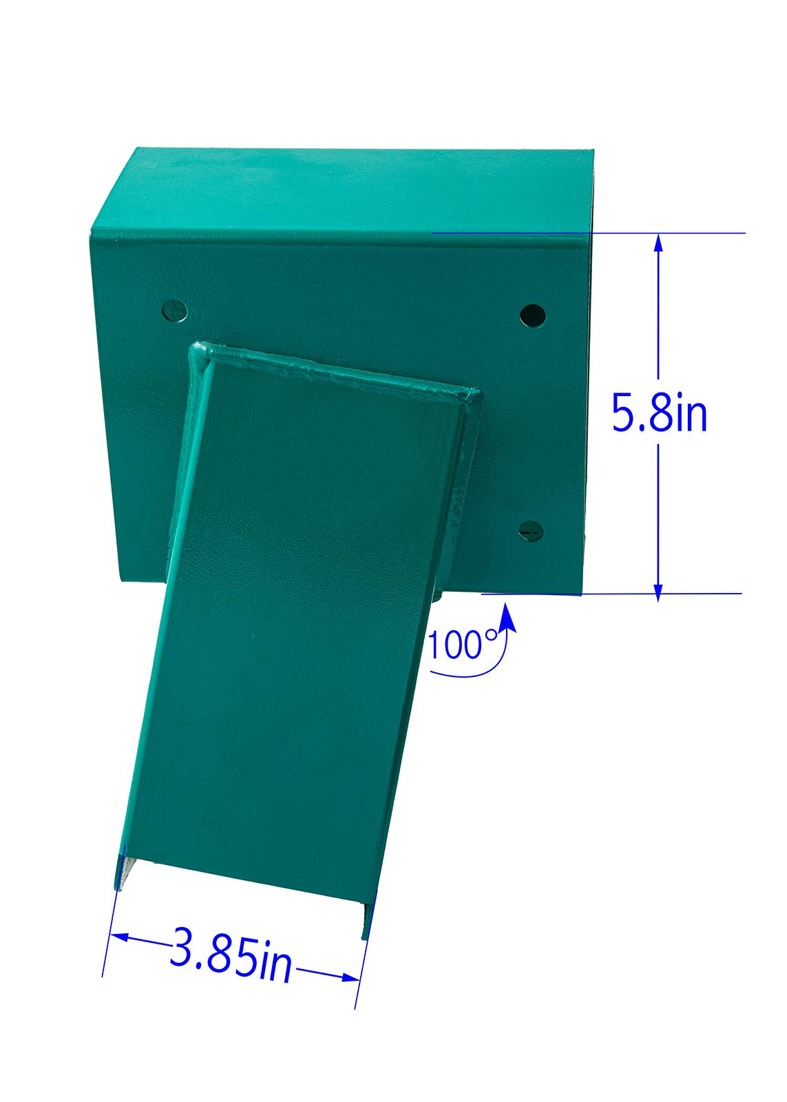 HANDYGO Swing Set Brackets - Heavy Duty Steel Swing Kit, 2 DIY Wooden Swing Hardware Bracket, Playground Equipment Parts, with Mounting Accessories, HANDYGO