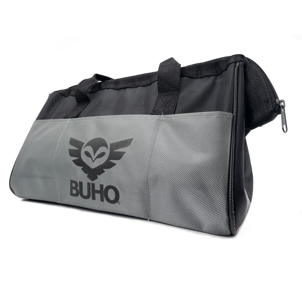 Drill Set Bundle with Ryobi 18V Cordless Drill, 1.5 Ah Lithium-ion Battery, 18-Volt Battery Charger, 40 Piece Multipurpose Drill Bits, and Buho 16 Ryobi