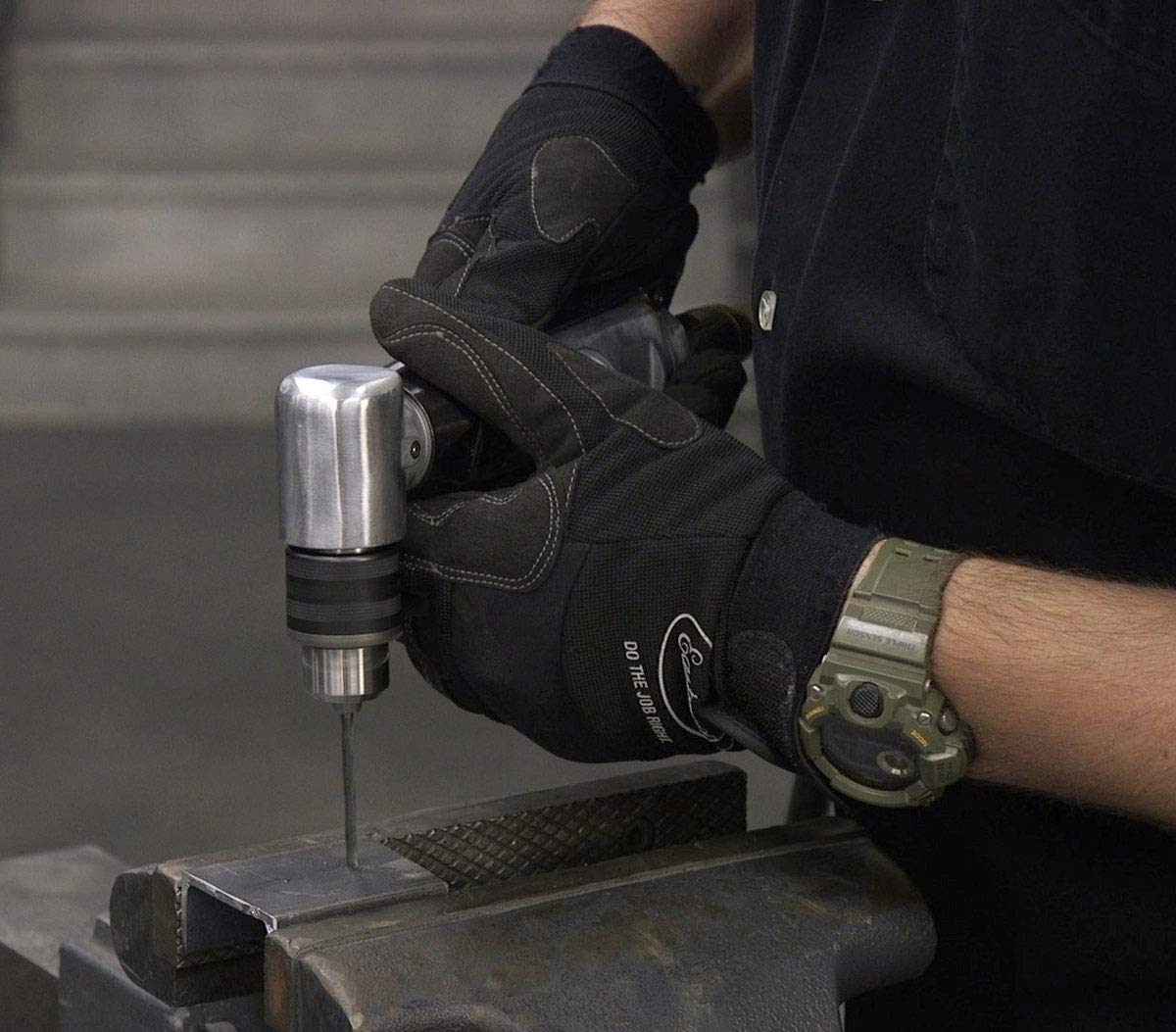 Rockwood 3/8 Inch High Torque Air Motor Reversible Drill Pneumatic 1500 Rpm Rockwood