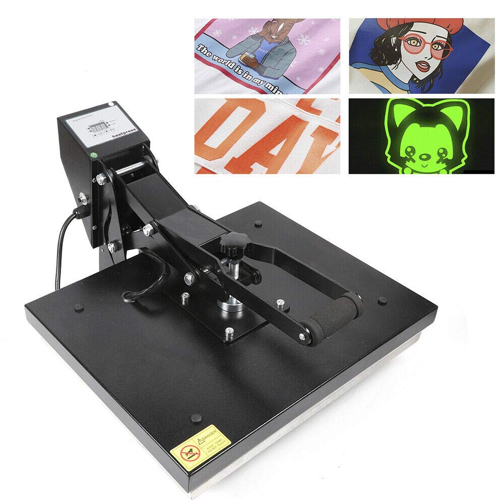 Heat Press Machine, Auto Open Clamshell Heat Press Pad Transfer Machine with 16''x20'' Heat Pad Large Size 1400W T-Shirt Sublimation Heat Press YIYIBYUS
