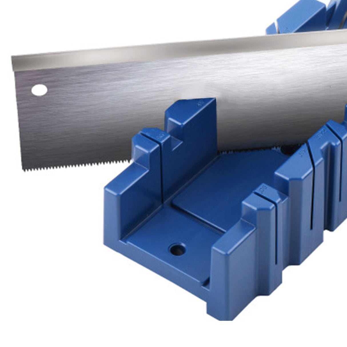 45° Miter Saw with Storage Box Miter Saw Box Cabinet Rugged Stable Angle Cutting Hand Miter Saw Cabinet Set for Woodworker LiebeWH