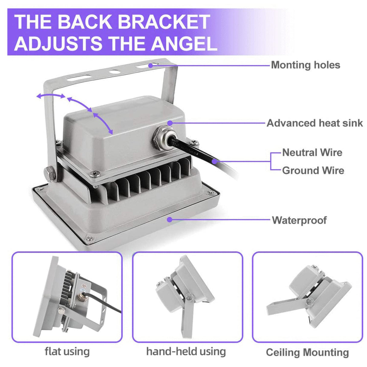 3D Printer UV Resin Curing Light for SLA/DLP/LCD 3D Printing, Solidify Photosensitive Resin, 405nm UV LED Lights with 60w Output Affect GIANTARM