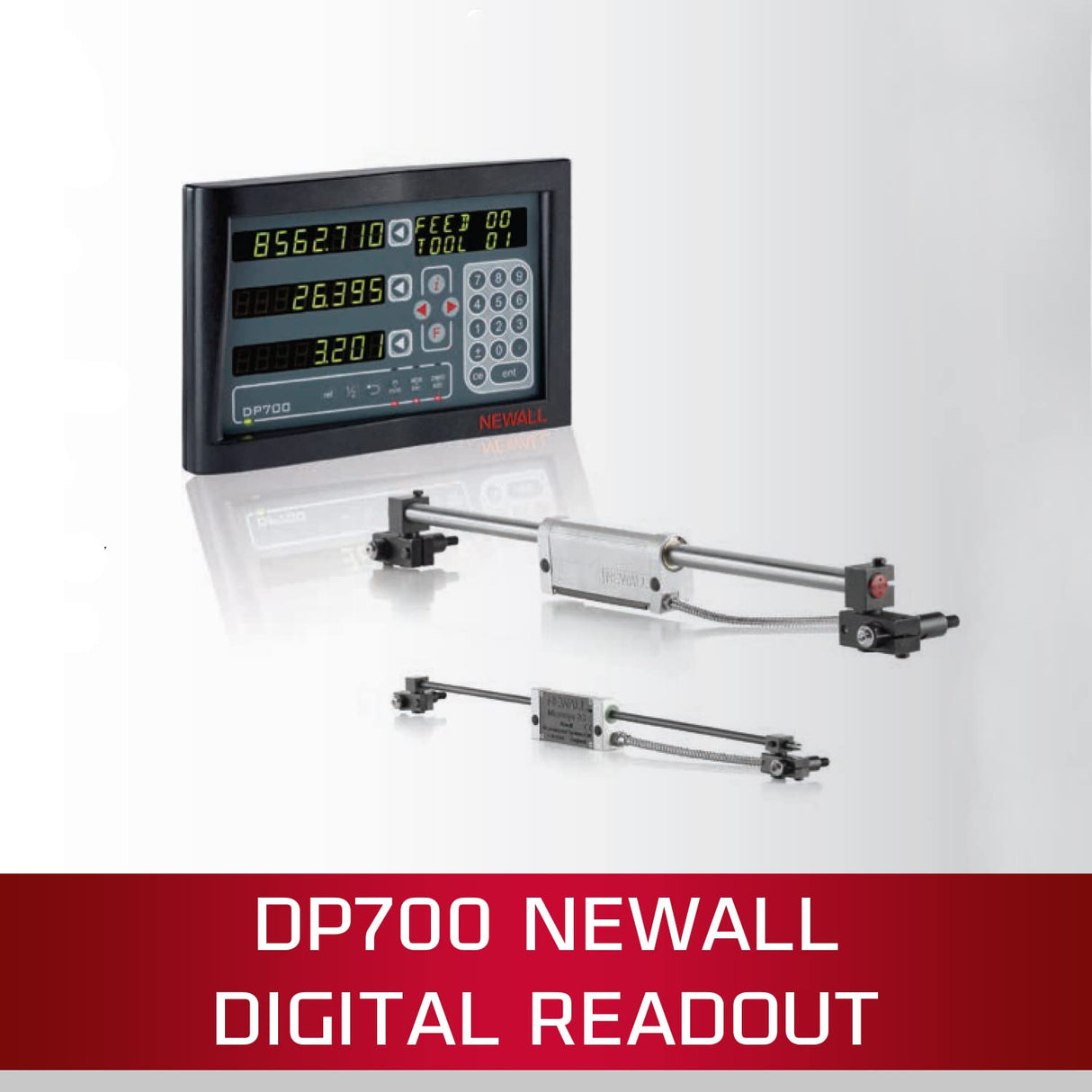 JET GHB-1340A, 13" x 40" Geared Head Bench Lathe with Newall DP700 DRO, 2HP, 1Ph 230V (321131) Jet