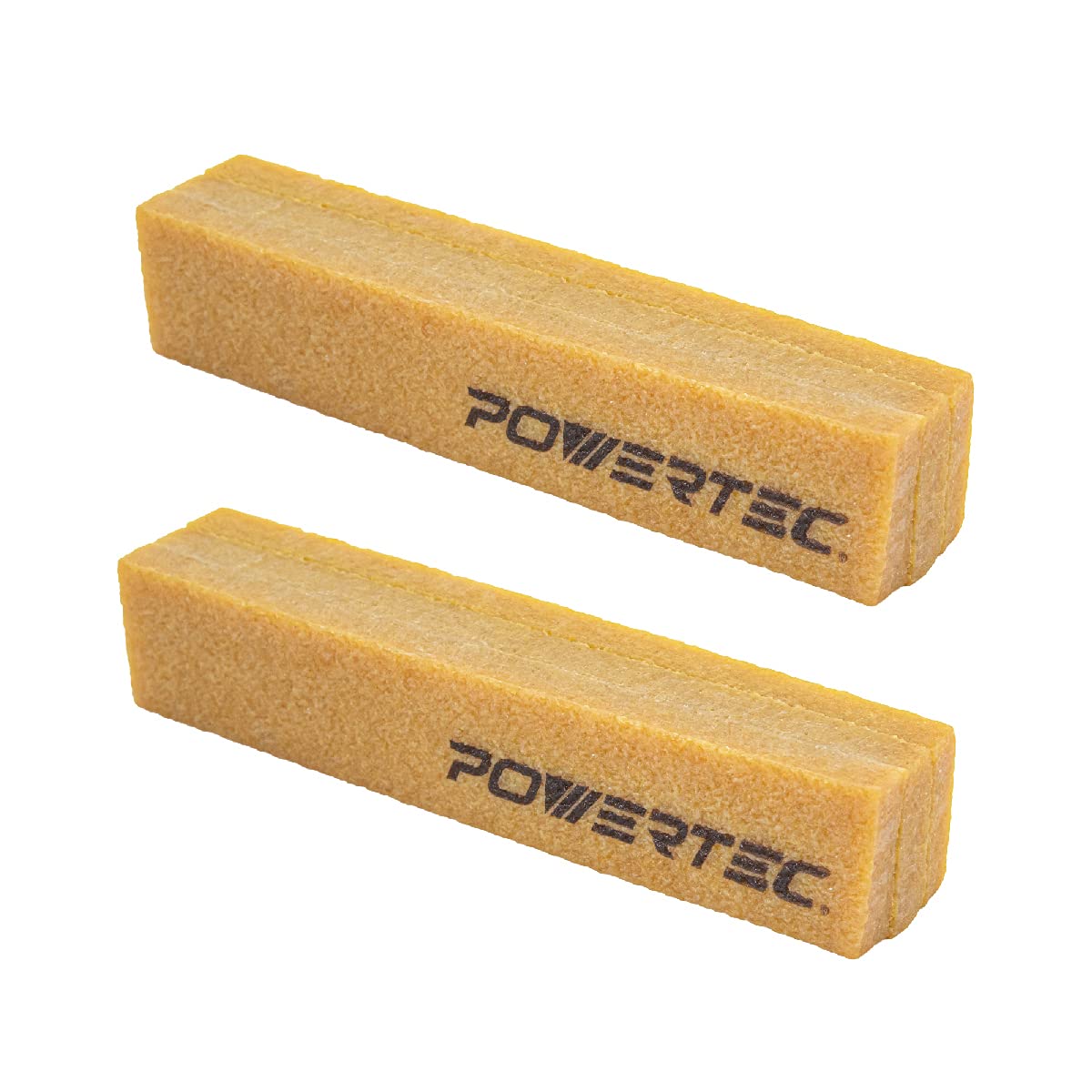 POWERTEC 71002-P2 Abrasive Cleaning Stick for Sanding Belts & Discs | Natural Rubber Eraser - Woodworking Shop Tools for Sanding Perfection, 2PK POWERTEC