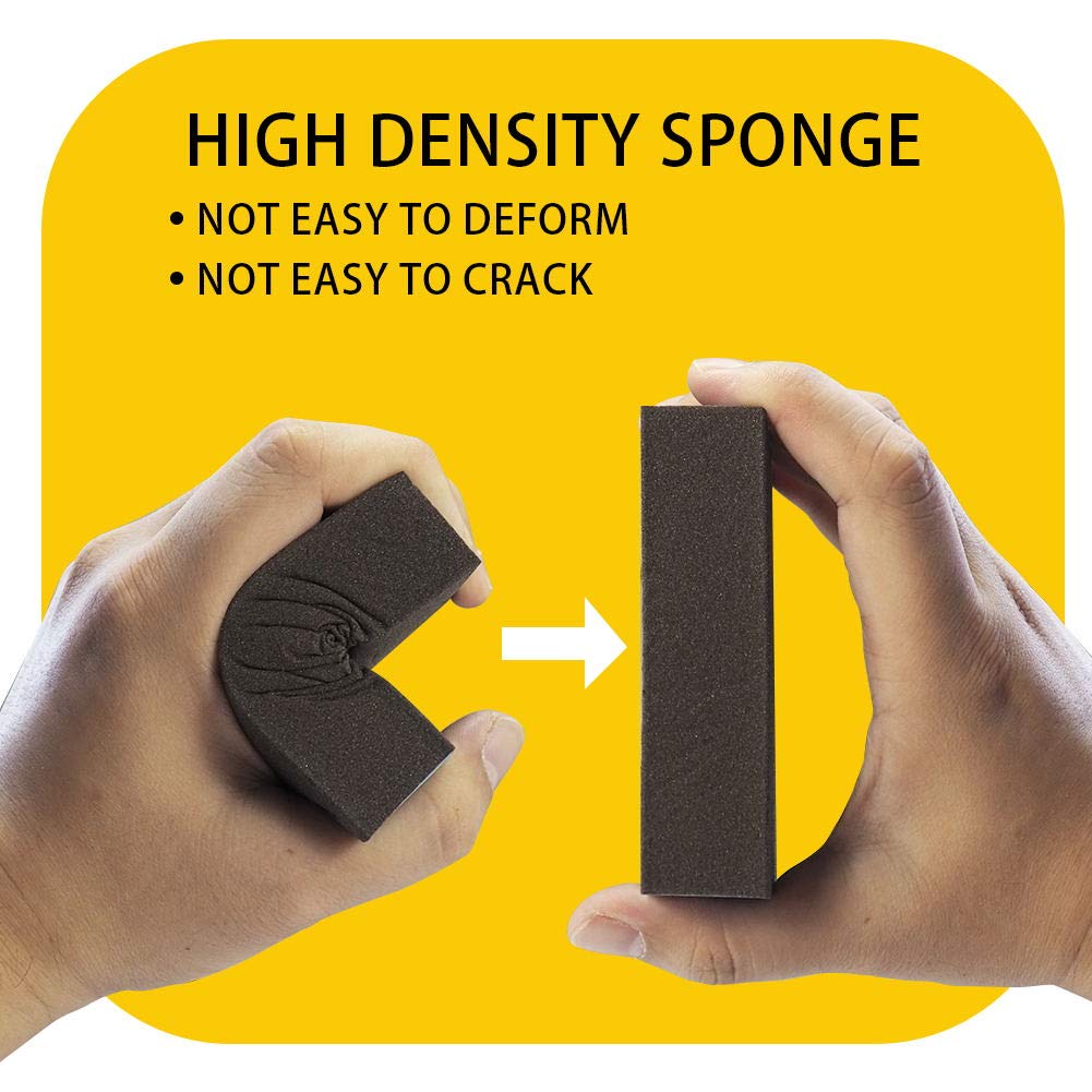 Sanding Sponge, Auerllcy Coarse/Medium/Fine/Superfine 6 Different Specifications Sanding Blocks Assortment,6 PCS,Washable and Reusable. TPmax