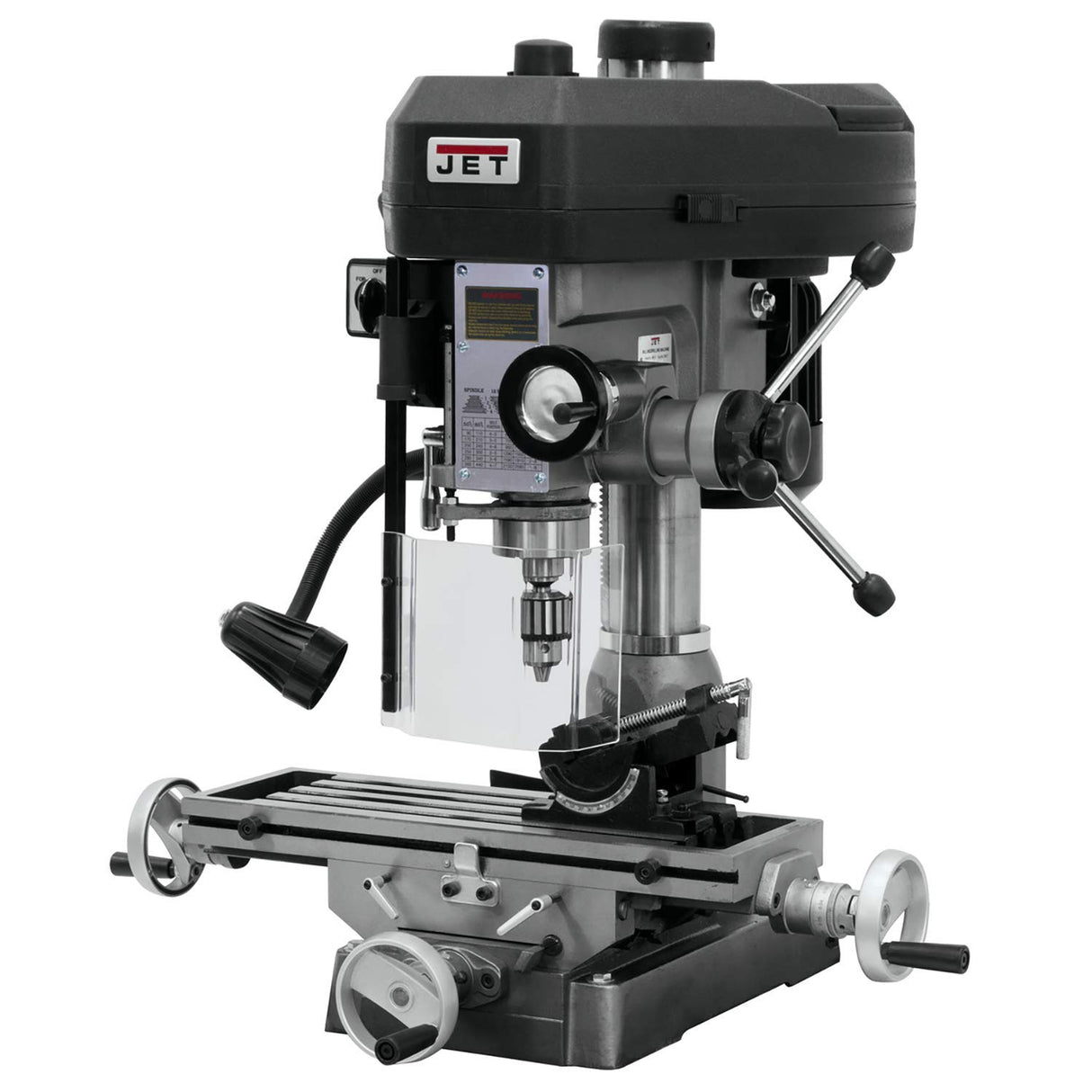 JET 15-Inch Mill/Drill Machine with R-8 Taper, 1 HP, 1Ph 115/230V (Model JMD-15) Jet