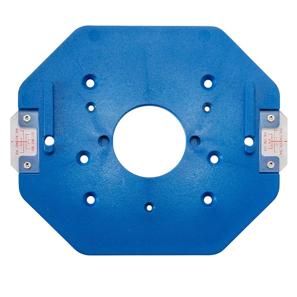 Indexing Dado Jig - Kit w/ ½” Thick MDF Base, Router Mounting Plate w/Clear Indicators & More - Perfect for Shoe Shelves, Dividers, Cubbies, & More ROCKLER