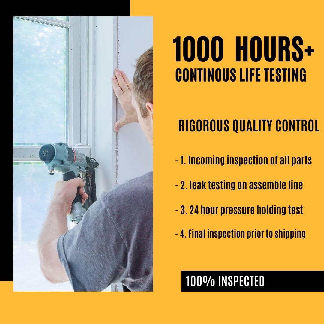 Limodot Ultra Quiet Air Compressor Portable, 60 dB, Silent and Electric for Car and Bike Tires, Nail Gun, and Pneumatic Tools, Garage, Shop, or Limodot