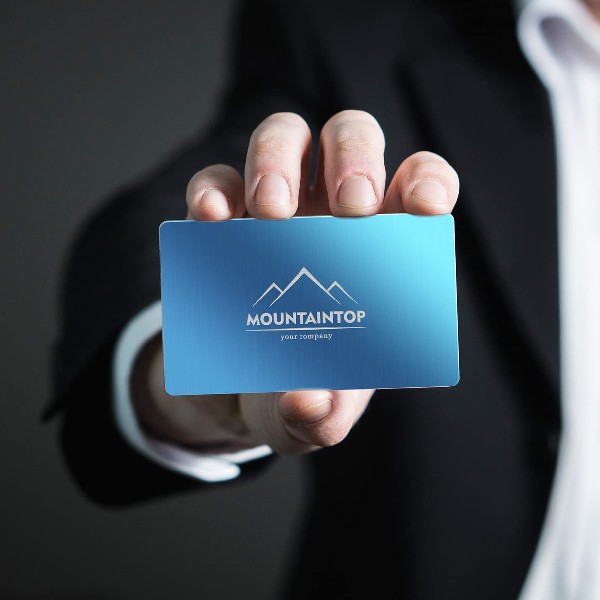 200 Pcs Metal Business Card Blanks, Colorful Aluminum Laser Engraving Blanks Multipurpose Metal Cards Laser Engraving DIY Cards for Circut, CNC, Blavvennt