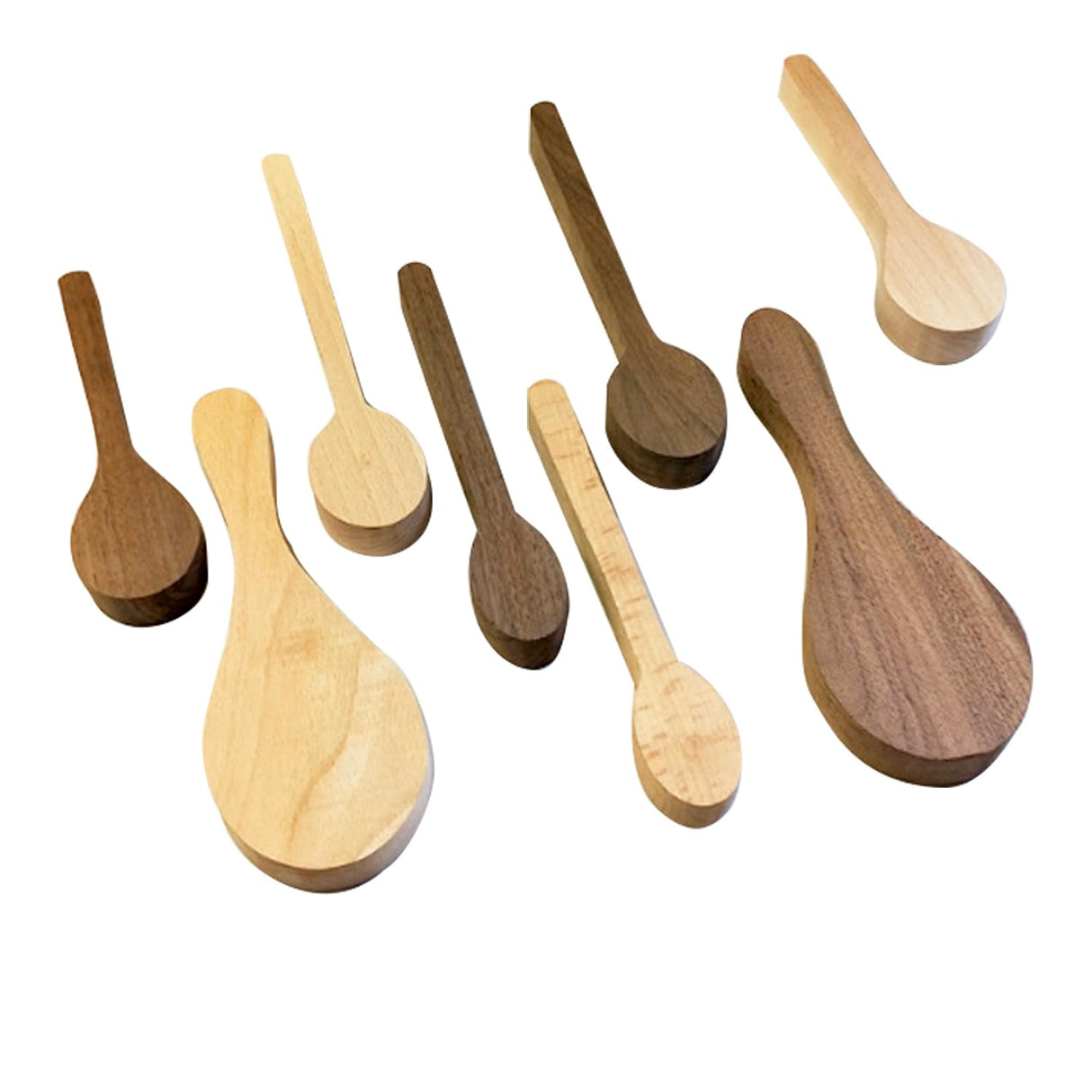 Unfinished Wood Carving Spoon Kit, Blank Wooden Spoon for Whittling Unfinished Wood Blocks Carving Blanks Hobby Wood Carving Blocks Wooden Blank for dcvbny