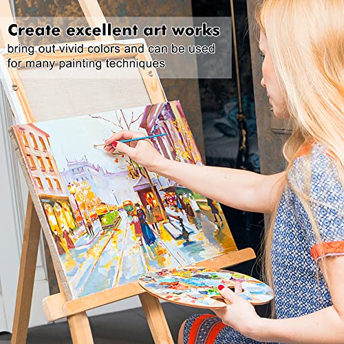 82 Pack Acrylic Paint Set, Shuttle Art 66 Colors Acrylic Paint with 10 Brushes, 22ml/0.74oz Tubes, Vibrant Colors, Artist Painting Supplies for Kids, Shuttle Art