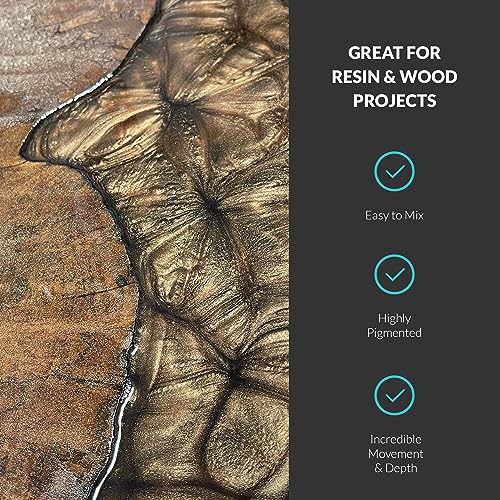 MEYSPRING Bronze Stone Epoxy Resin Color Pigment - 50g - Mica Powder for Epoxy MEYSPRING