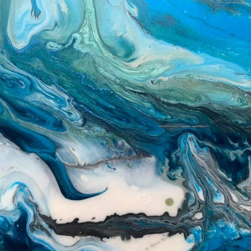 DR. RESIN Crystal Clear 1 Gallon Epoxy Resin Kit (1/2 gal Resin + 1/2 gal Hardener) for Jewelry Tabletop Tumbler DIY Craft Coating and Casting DR. RESIN