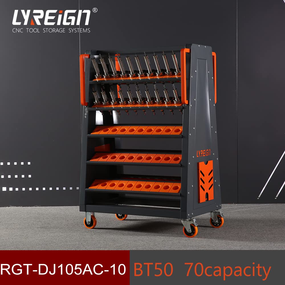 LYREIGN CNC Tool Storage Racks CNC Tool Holder HSK,CAT,BT,ISO,NT,DIN,SK,VDI Square ABS Tool Holder can be Install CAT50-70CAP LYREIGN