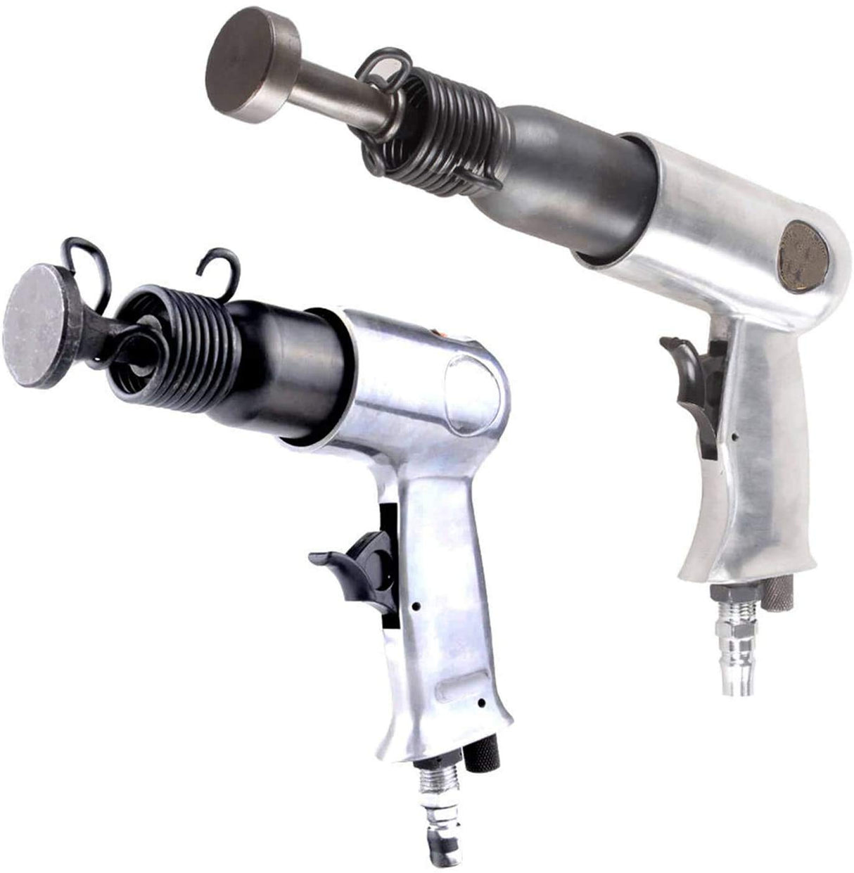 5 Pcs Air Hammer Bits Set, 0.401 Shank Smoothing Pneumatic Air Hammer Pneumatic Chisel Bits Tools Kit, Extended Length Hammer Tool With Spring. Dalekay