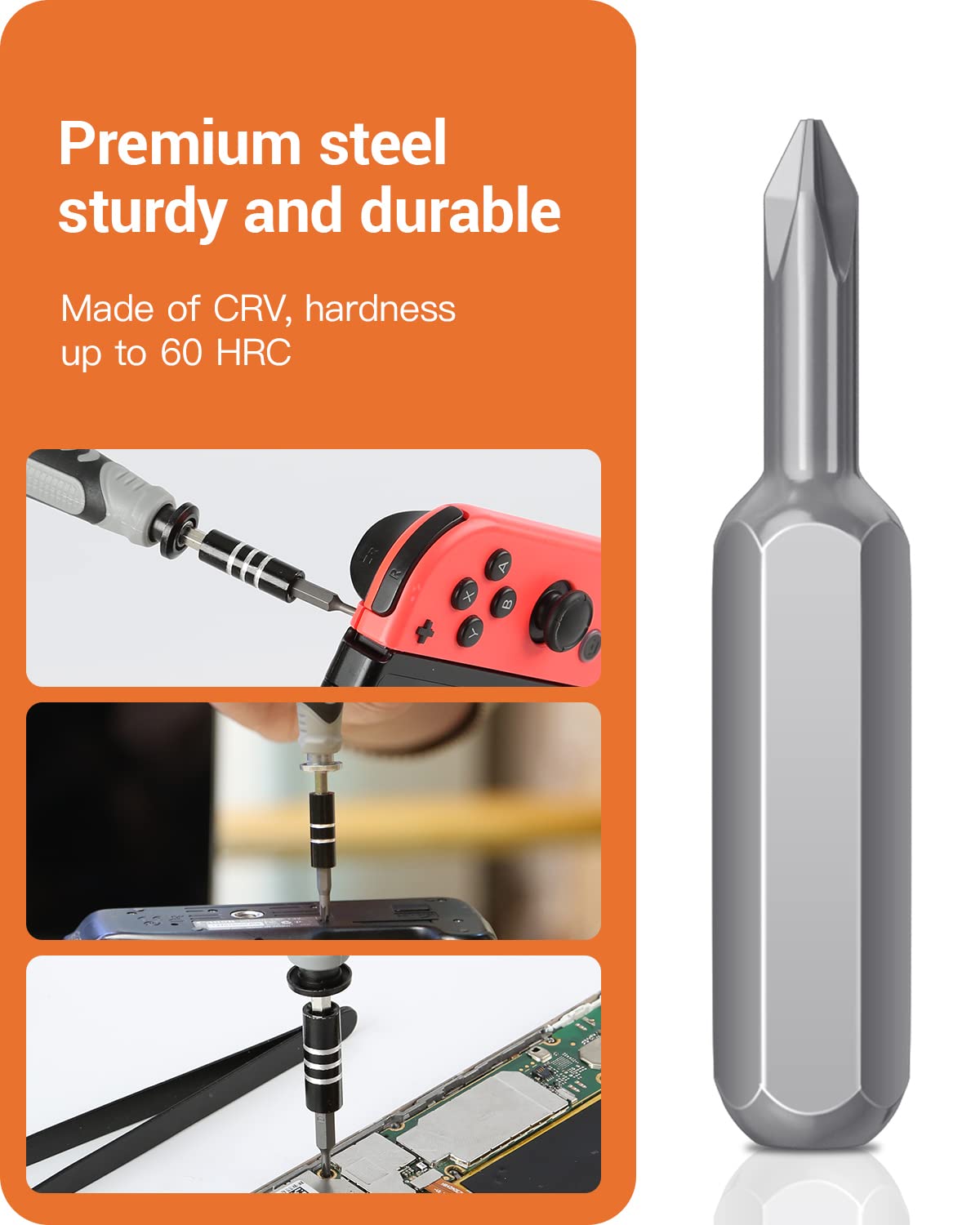 RARTOP Precision Screwdriver Set, 130 in 1 with 120 bits Repair Tool Kit, Magnetic Screwdriver Set with mini built-in box for Electronics iPhone RARTOP