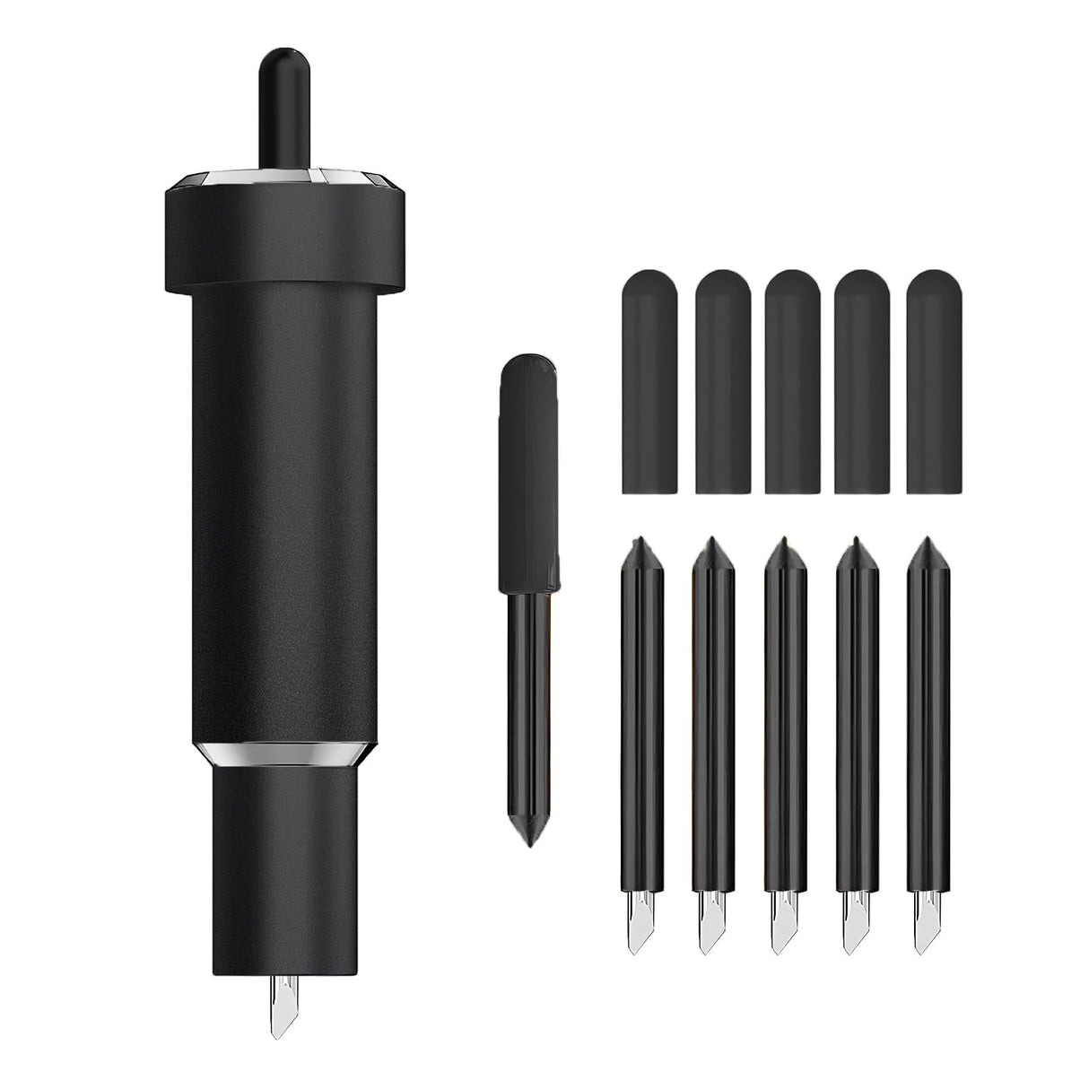 Deep Cut Blade for Cricut Maker 3/Maker/Explore 3/Air 2/Air/One/Venture,60° Deep Point Blade and Housing for Cutting Metallic/Genuine Leather, UTNVBTR