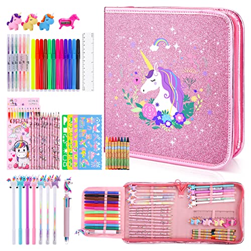  homicozy Unicorn Kids Stationary Set for Girls