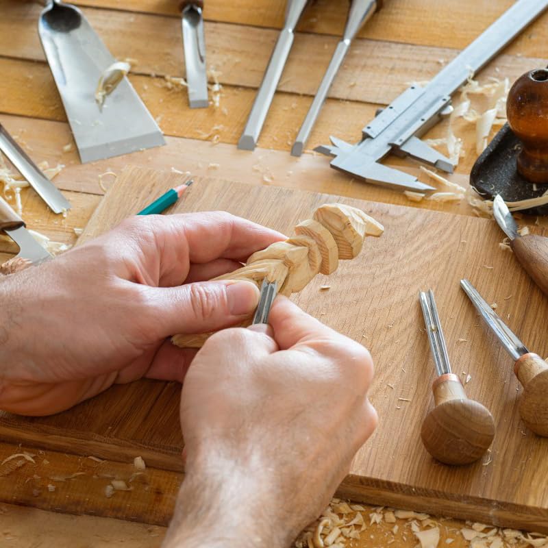 FACATH Basswood Carving Blocks 6 Pcs Whittling Wood Blocks Wood Carving Kit with 3 Different Sizes, Soft Bass Wood for Wooden Carving Easy to Use for FACATH