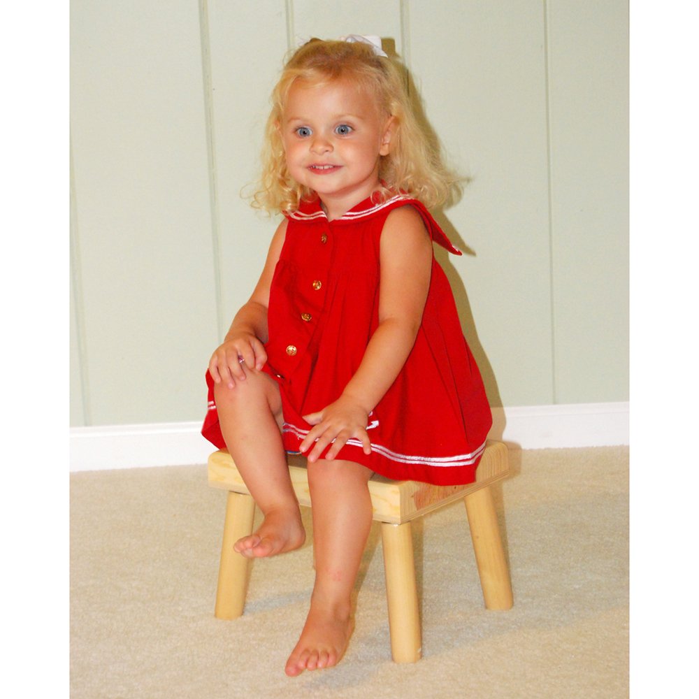 Damhorst Toys & Puzzles Personalized Wooden Child's Name Puzzle Stool Primary Colors Damhorst Toys & Puzzles