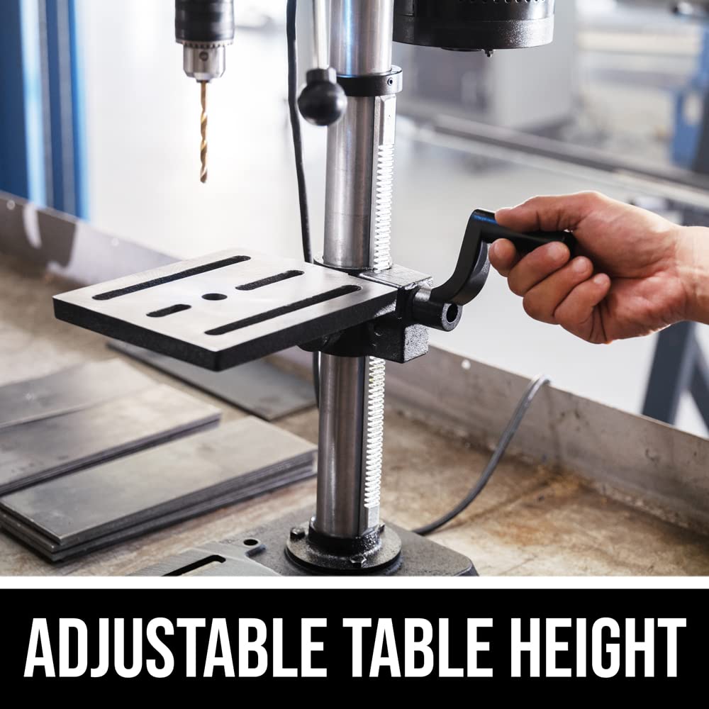 SKIL 6.2 Amp 10 In. 5-Speed Benchtop Drill Press with Laser Alignment & Work Light - DP9505-00 Skil