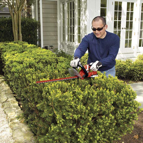 BLACK+DECKER 20V MAX Cordless Hedge Trimmer, 22-Inch, Tool Only (LHT2220B) BLACK+DECKER