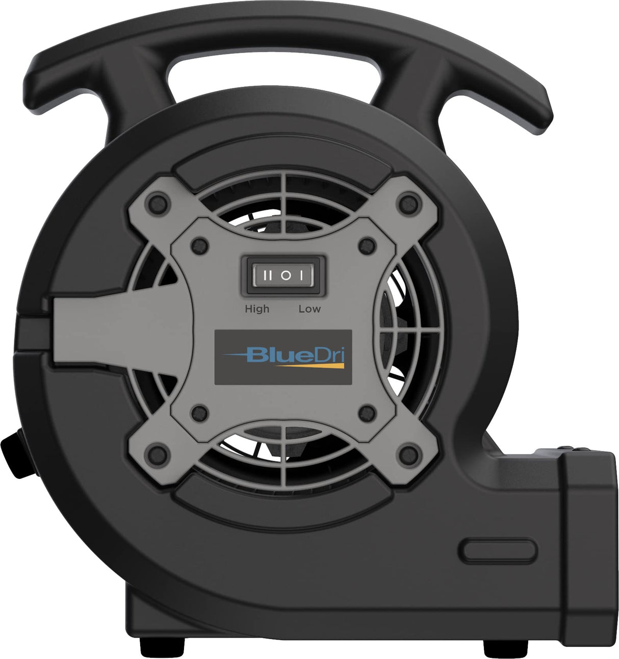 Lasko BlueDri Portable 1/8 HP Mini Multi-Purpose Air Mover Blower Utility Fan for Home, Carpet and Floor Drying, Black, BD-VP-15-BK, Medium Lasko