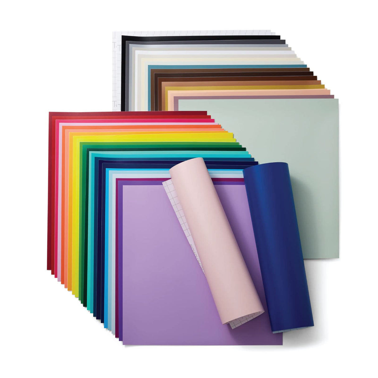 Cricut Removable - Everything Sampler, 12x12 Vinyl Sheets and Transfer Tapes, Create Long-Lasting DIY Projects, Durable for Cricut Machines, (Pack of Cricut