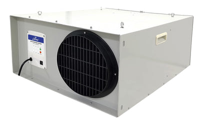 iLIVING ILG8AF8000 3-Speed Air Filtration System Fan with Remote, Hanging or on Wheels Filter for Garage Air Cleaner, Shop Dust Collector, and