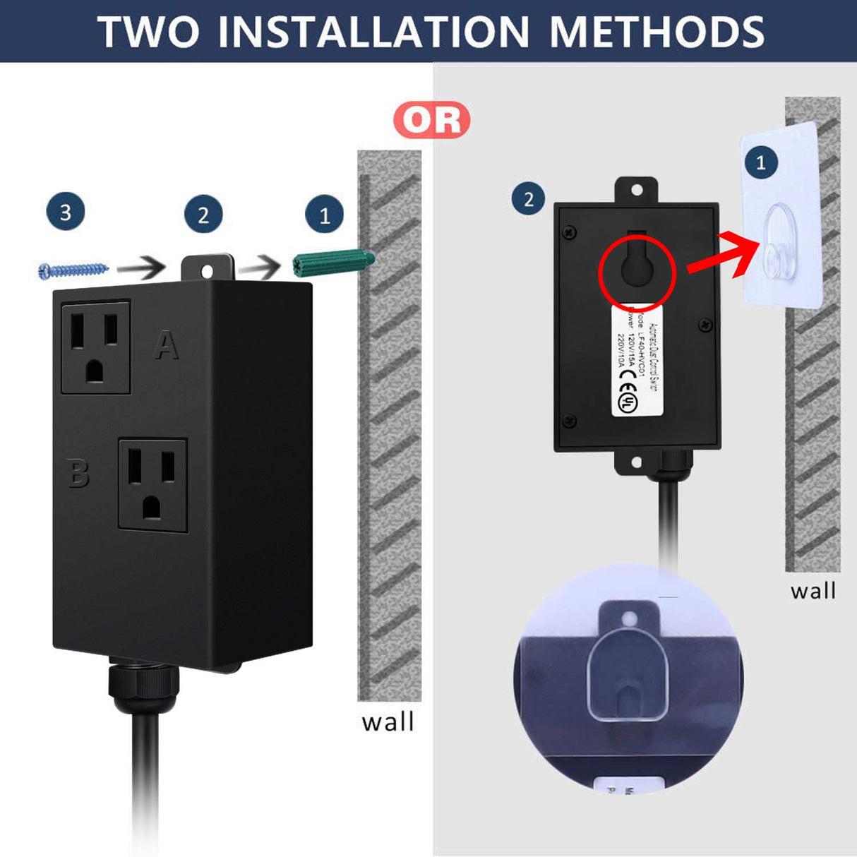 Automatic Vacuum Switch for Power Tools, Etoolcity Unique Current Sensing Technology to Delay Vacuum On to Prevent Circuit Overload, Eliminating Etoolcity